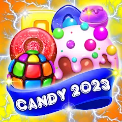 Взломанная Candy 2024-Candy Match 3 Game (Кэнди 2023)  [МОД Unlocked] - стабильная версия apk на Андроид