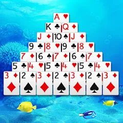 Взломанная Pyramid Solitaire  [МОД Бесконечные деньги] - последняя версия apk на Андроид