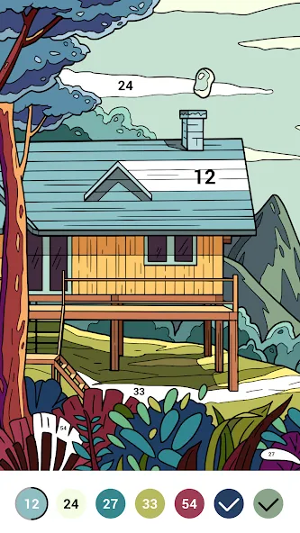 Casual Color - Color by Number  [МОД Бесконечные деньги] Screenshot 3