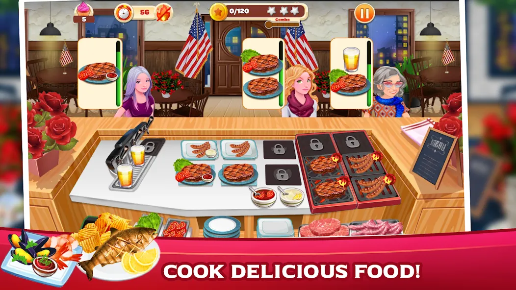 Cooking Mastery: Kitchen games  [МОД Бесконечные монеты] Screenshot 3