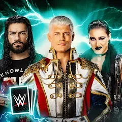 Взлом WWE SuperCard - Battle Cards (ВВЕ СуперКард)  [МОД Бесконечные монеты] - полная версия apk на Андроид