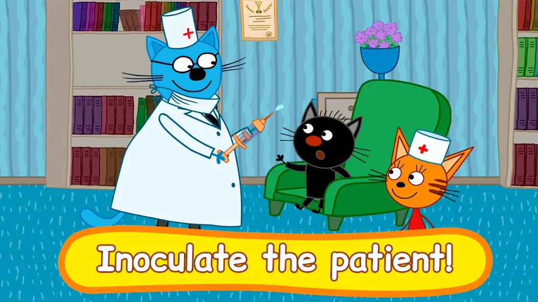 Kid-E-Cats: Animal hospital  [МОД Бесконечные монеты] Screenshot 5