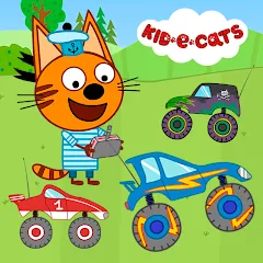 Взломанная Kid-E-Cats: Kids Monster Truck  [МОД Много монет] - полная версия apk на Андроид