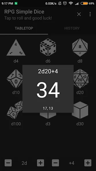 RPG Simple Dice (РПГ Простые Кости)  [МОД Много денег] Screenshot 2