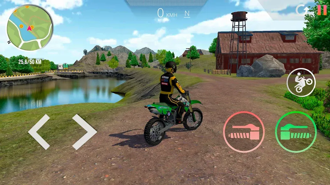 Motorcycle Real Simulator (Мотоцикл Реальный Симулятор)  [МОД Unlocked] Screenshot 3