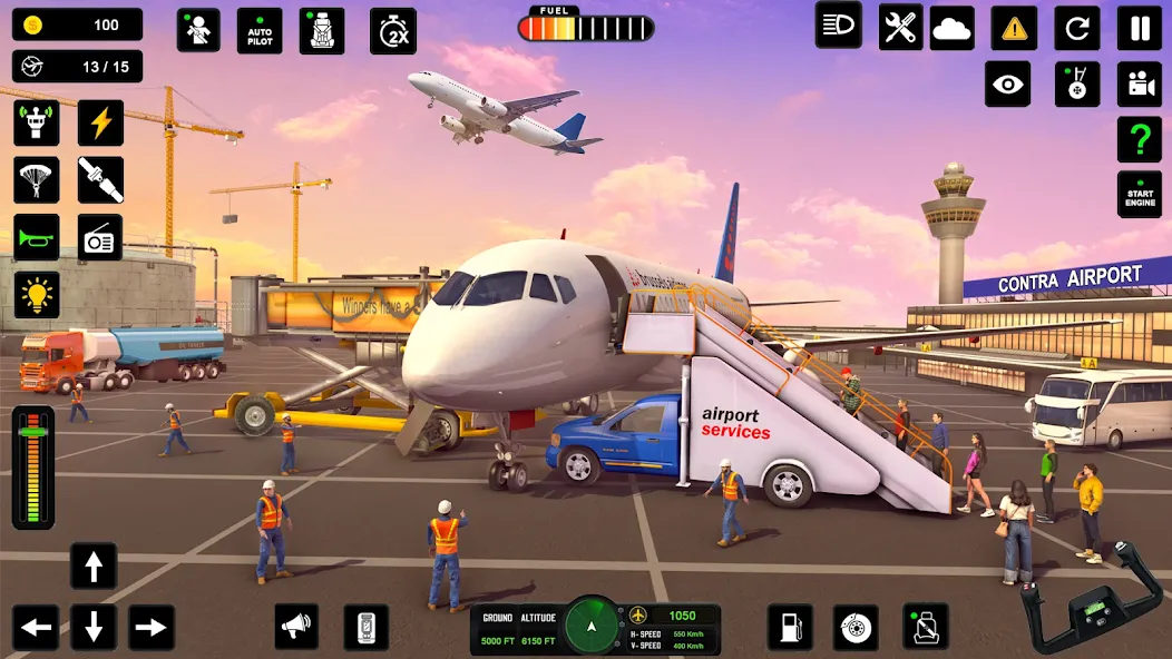 City Pilot Cargo Plane Games (Сити Пилот Карго Плейн Геймс)  [МОД Бесконечные деньги] Screenshot 3