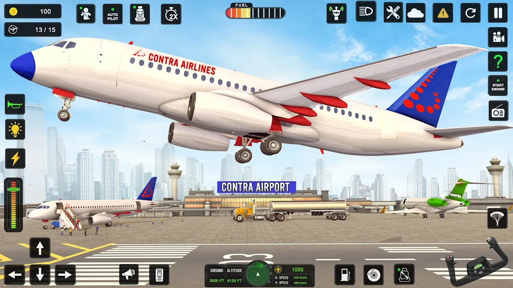 City Pilot Cargo Plane Games (Сити Пилот Карго Плейн Геймс)  [МОД Бесконечные деньги] Screenshot 4