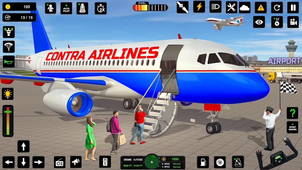 City Pilot Cargo Plane Games (Сити Пилот Карго Плейн Геймс)  [МОД Бесконечные деньги] Screenshot 5