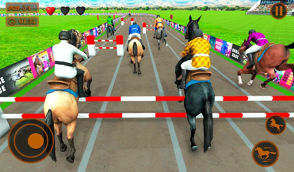 Mounted Horse Racing Games  [МОД Unlocked] Screenshot 5