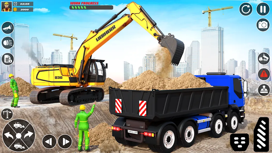 City Builder Construction Sim (Сити Билдер Констракшн Сим)  [МОД Бесконечные деньги] Screenshot 1