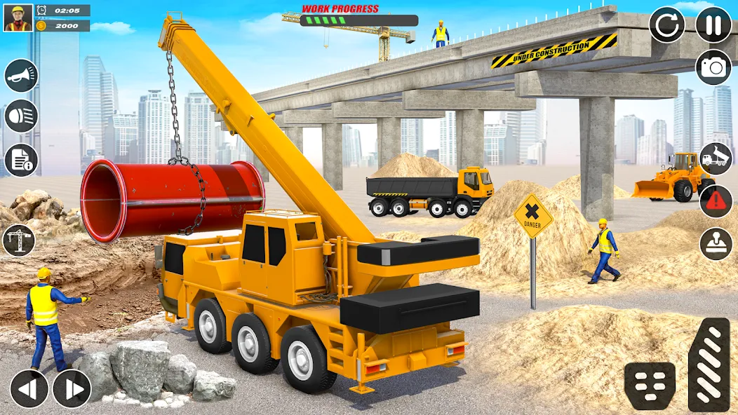 City Builder Construction Sim (Сити Билдер Констракшн Сим)  [МОД Бесконечные деньги] Screenshot 3