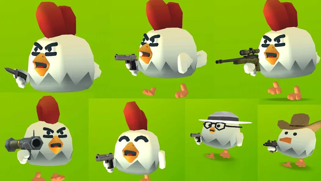 Chicken Gun (Чикен Ган)  [МОД Много монет] Screenshot 1