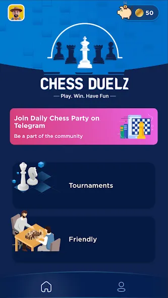 Chess Duelz - An esports app (Шахматный Дуэльз)  [МОД Mega Pack] Screenshot 1