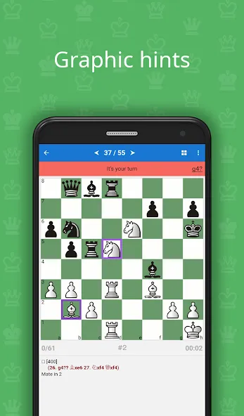 Mate in 2 (Chess Puzzles)  [МОД Много монет] Screenshot 2