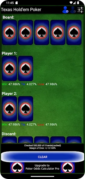 Poker Odds Calculator (Покер Оддс Калькулятор)  [МОД Mega Pack] Screenshot 2