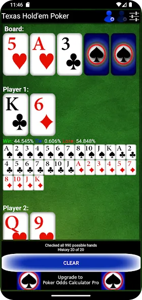 Poker Odds Calculator (Покер Оддс Калькулятор)  [МОД Mega Pack] Screenshot 3