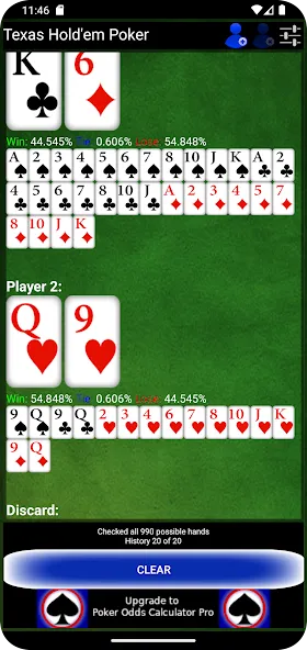 Poker Odds Calculator (Покер Оддс Калькулятор)  [МОД Mega Pack] Screenshot 4