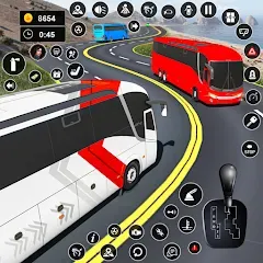 Скачать взломанную Coach Bus Simulator: Bus Games (Коуч Бас Симулятор)  [МОД Mega Pack] - полная версия apk на Андроид