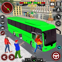 Взломанная City Bus Simulator 3D Bus Game (Симулятор городского автобуса 3D  игра   )  [МОД Бесконечные монеты] - стабильная версия apk на Андроид