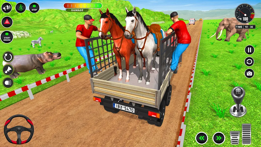 Animal Transport Truck Game 3D (Игра Грузовик для перевозки животных)  [МОД Unlocked] Screenshot 4