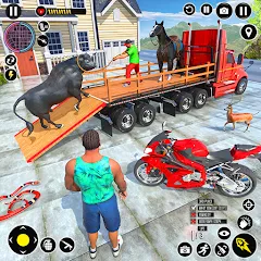 Взлом Animal Transport Truck Game 3D (Игра Грузовик для перевозки животных)  [МОД Unlocked] - последняя версия apk на Андроид