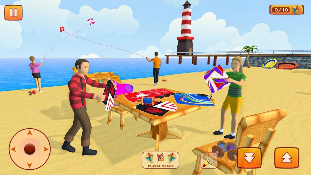 Kite Game: Kite Flying Game 3D  [МОД Много денег] Screenshot 3