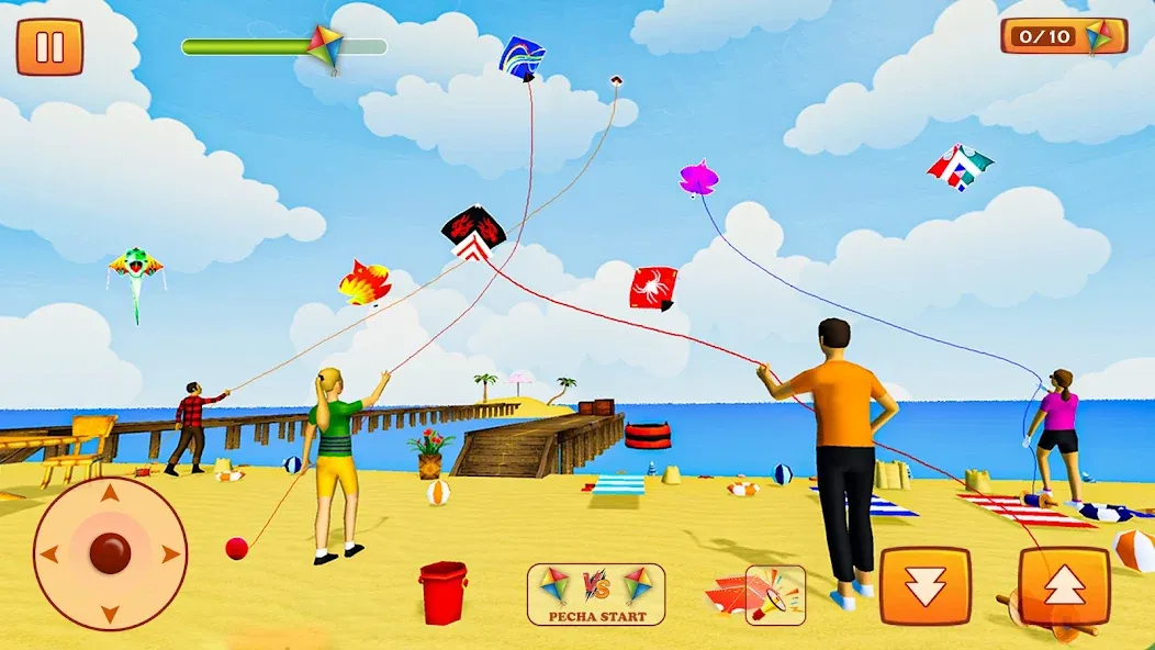 Kite Game: Kite Flying Game 3D  [МОД Много денег] Screenshot 4