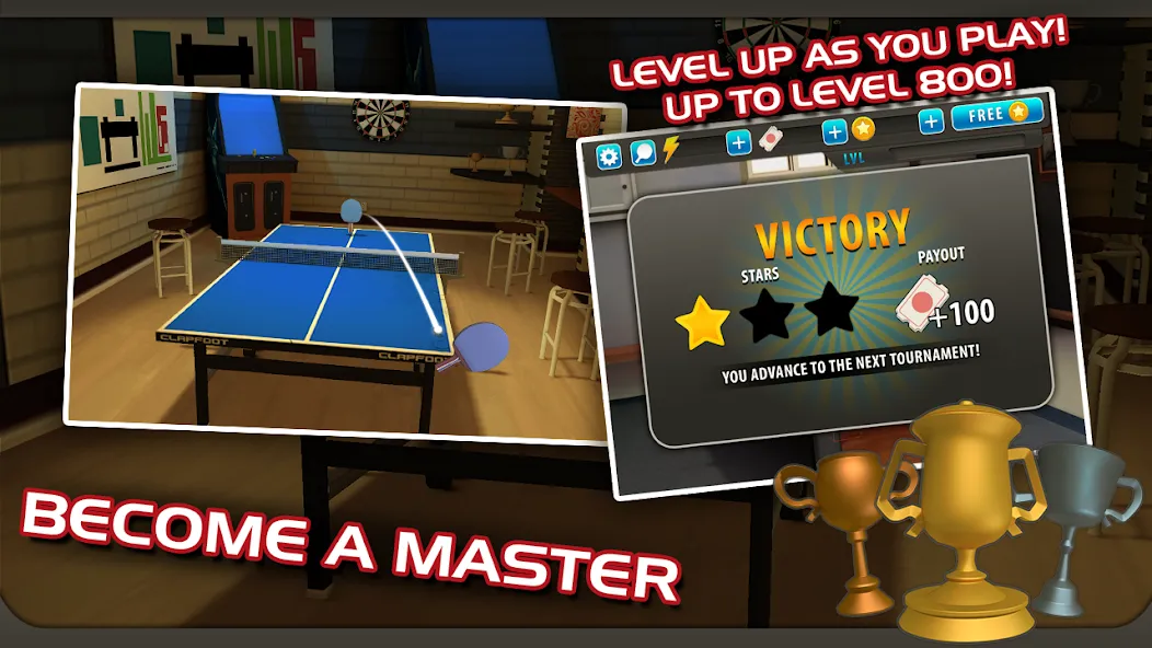 Ping Pong Masters (Пингпонг мастера)  [МОД Mega Pack] Screenshot 3