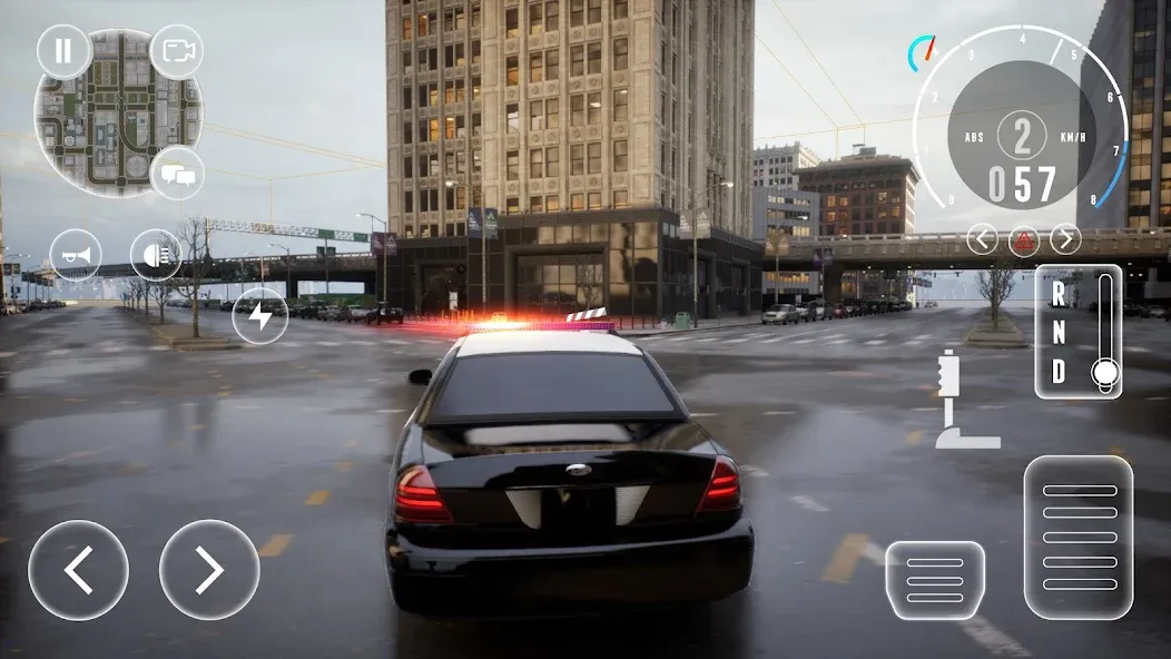 Police Car Simulator 2023 (Полицейский симулятор автомобиля 2023)  [МОД Много денег] Screenshot 1