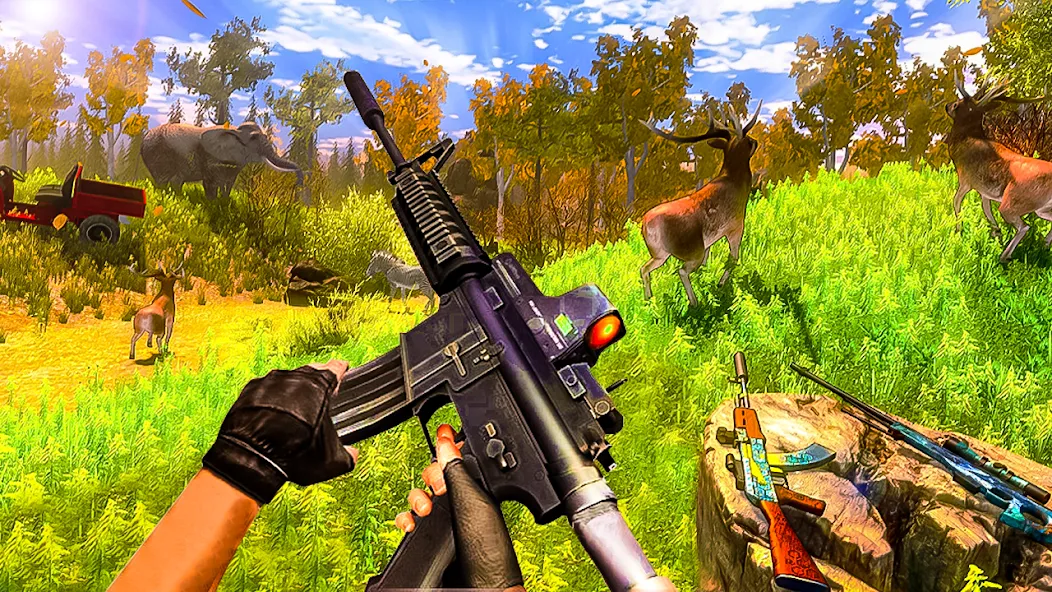 Animal Hunting -Shooting Games (Энимал Хантинг)  [МОД Все открыто] Screenshot 2