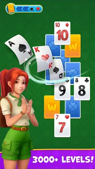 Kings & Queens: Solitaire Game  [МОД Много денег] Screenshot 1