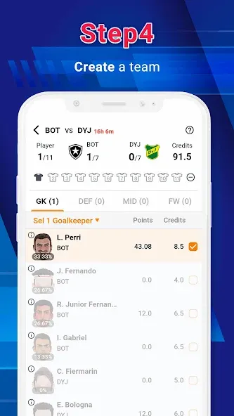 Legend Fantasy- Fantasy sports (Легенда фэнтези)  [МОД Menu] Screenshot 5