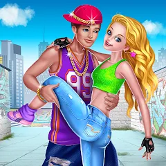 Взломанная Hip Hop Battle - Girls vs Boys  [МОД Mega Pack] - полная версия apk на Андроид