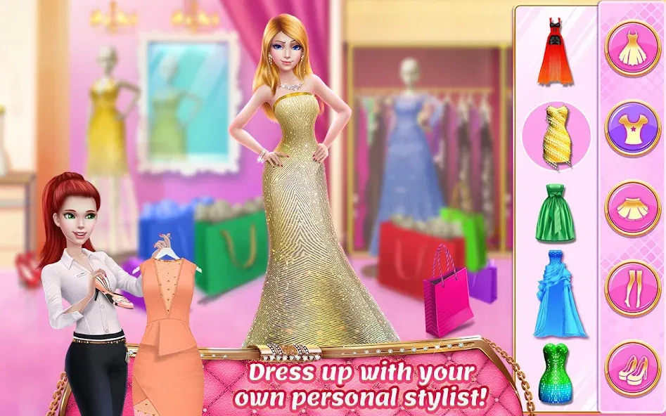 Rich Girl Mall - Shopping Game  [МОД Бесконечные деньги] Screenshot 1