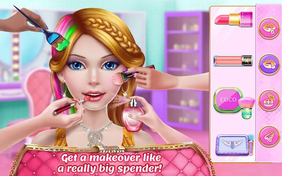 Rich Girl Mall - Shopping Game  [МОД Бесконечные деньги] Screenshot 3