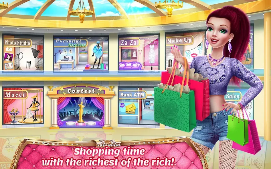 Rich Girl Mall - Shopping Game  [МОД Бесконечные деньги] Screenshot 4