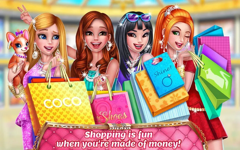 Rich Girl Mall - Shopping Game  [МОД Бесконечные деньги] Screenshot 5