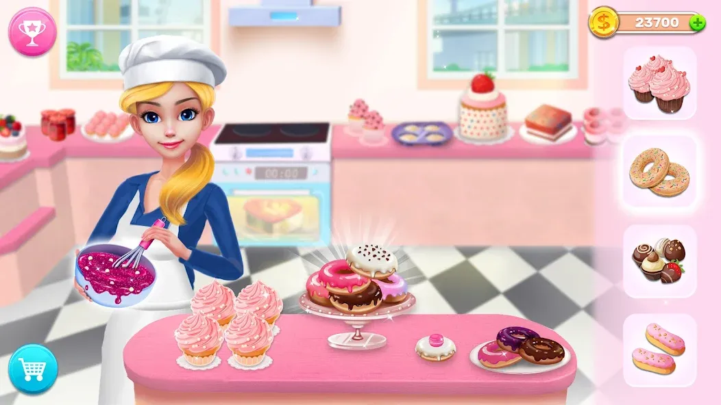 My Bakery Empire: Bake a Cake  [МОД Много монет] Screenshot 1