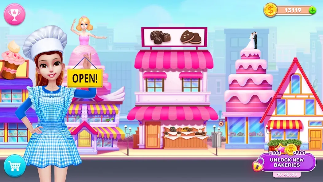 My Bakery Empire: Bake a Cake  [МОД Много монет] Screenshot 2