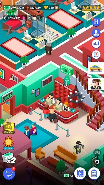 Hotel Empire Tycoon－Idle Game  [МОД Unlocked] Screenshot 5