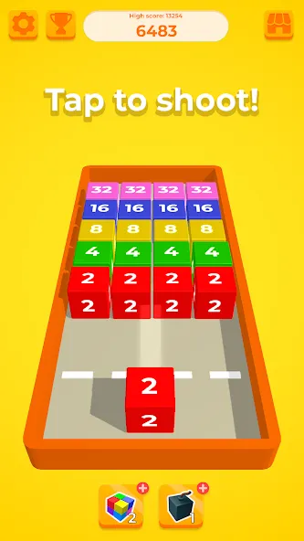 Chain Cube 2048: 3D merge game (Чейн Куб)  [МОД Бесконечные монеты] Screenshot 2