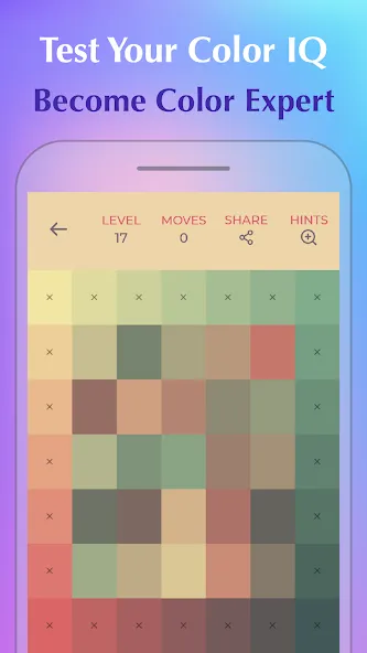Color Puzzle:Offline Hue Games  [МОД Много денег] Screenshot 2
