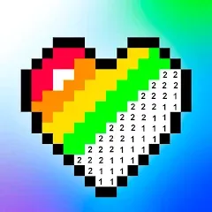 Скачать взлом Pixel Art book・Color by number  [МОД Unlimited Money] - полная версия apk на Андроид