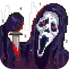 Взломанная Death Park Coloring Games (Дэт Парк игры раскраски)  [МОД Unlimited Money] - стабильная версия apk на Андроид