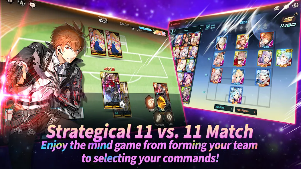 Soccer Spirits (Соккер Спиритс)  [МОД Бесконечные деньги] Screenshot 2