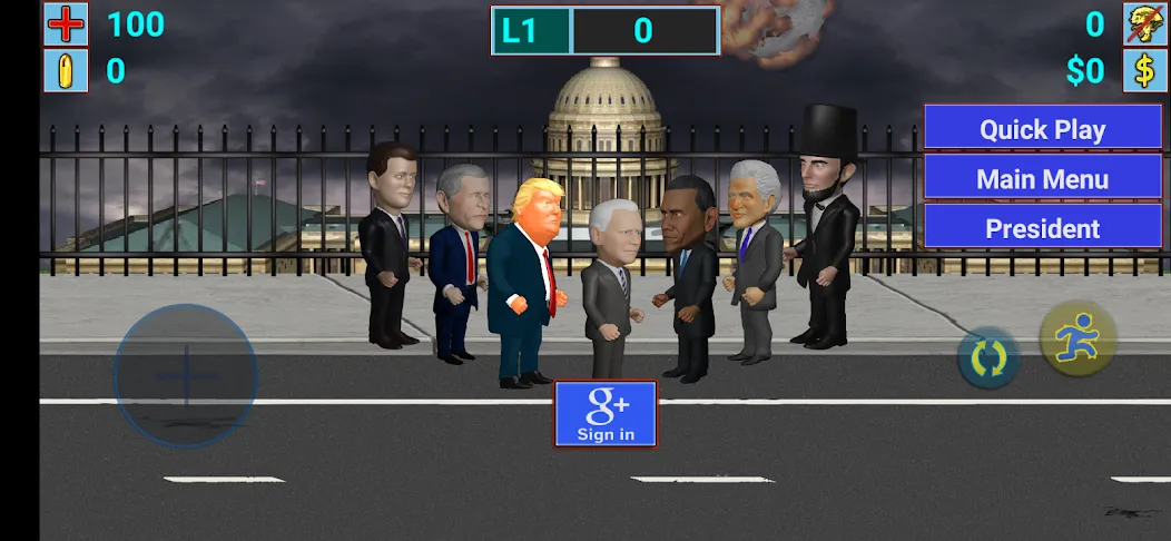 Aliens vs President (Элиены против Президента)  [МОД Unlocked] Screenshot 1