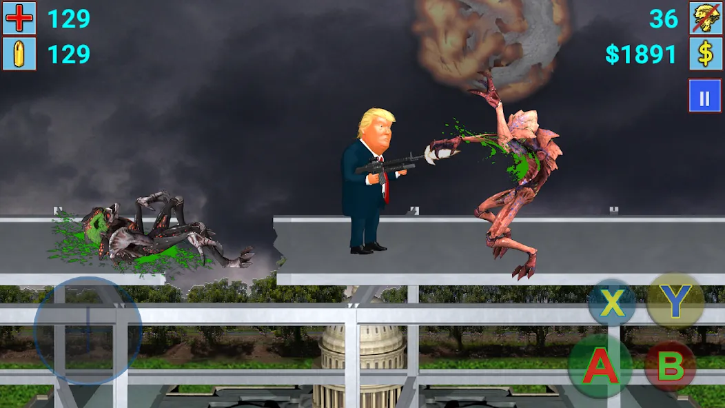 Aliens vs President (Элиены против Президента)  [МОД Unlocked] Screenshot 5