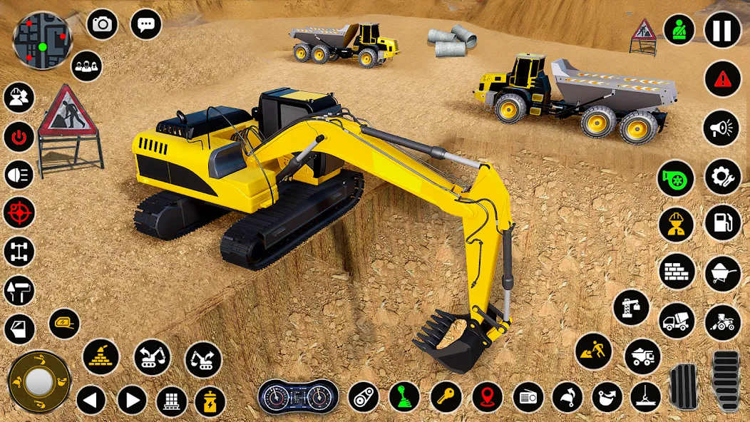 Construction Dump Truck Game (Конструкционный симулятор самосвала)  [МОД Все открыто] Screenshot 1