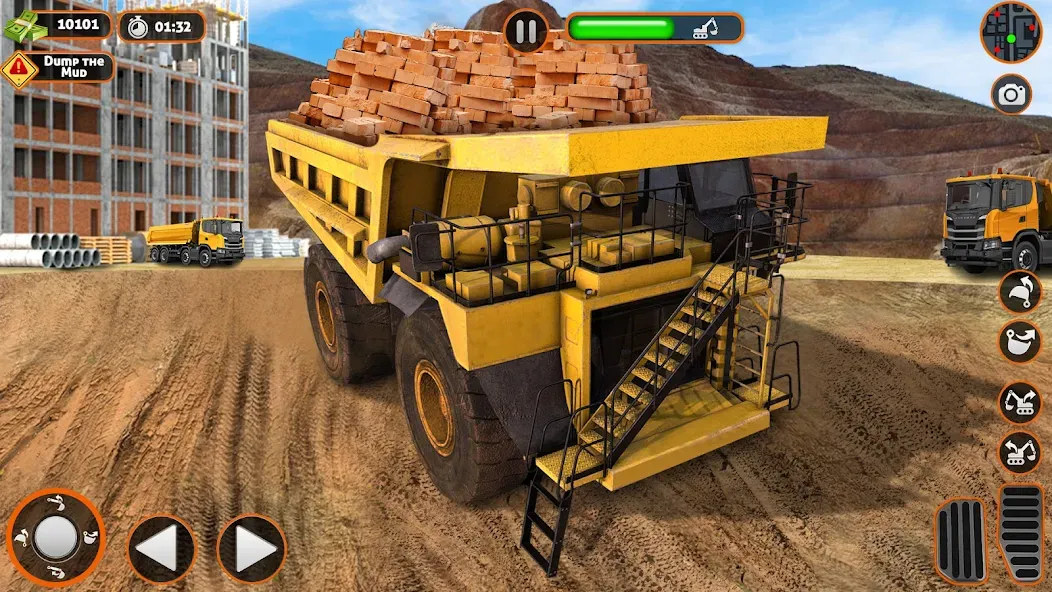 Construction Dump Truck Game (Конструкционный симулятор самосвала)  [МОД Все открыто] Screenshot 2