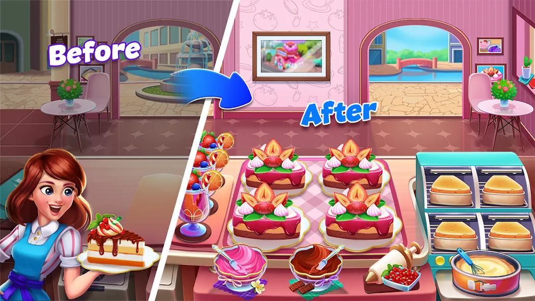 Food Voyage: Fun Cooking Games (Фуд Воядж)  [МОД Mega Pack] Screenshot 4